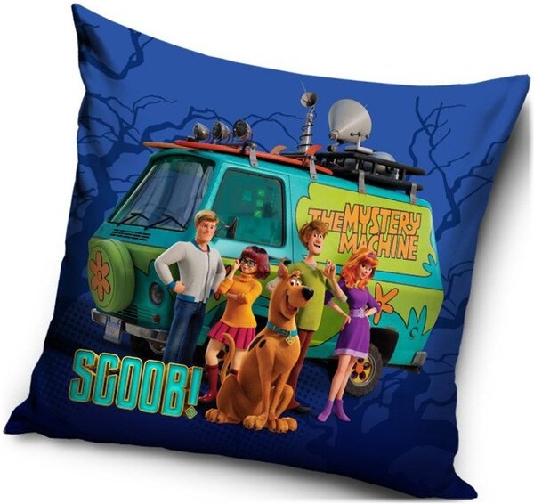 Vankúš SCOOB! - motív Záhady s.r.o. a Scooby Doo - 40 x 40 cm