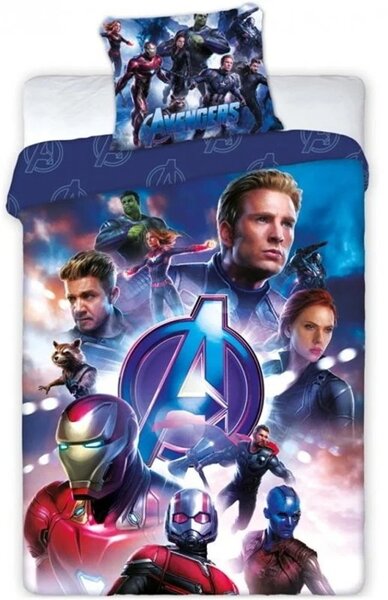 Bavlnené posteľné obliečky Avengers - 100% bavlna - 70 x 90 cm + 140 x 200 cm