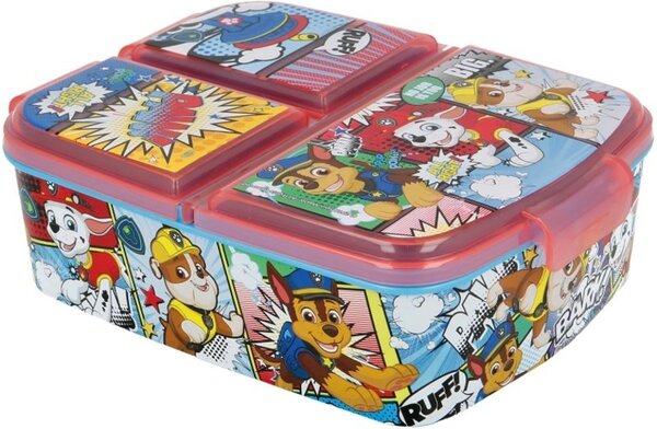 Multibox na desiatu pre chlapcov Labková patrola / Paw Patrol s 3 priehradkami