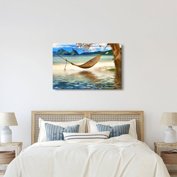 Obraz - Relax na pláži (90x60 cm)