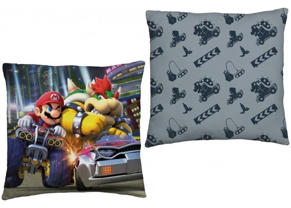 Obojstranný vankúš Super Mario a kráľ Koopa