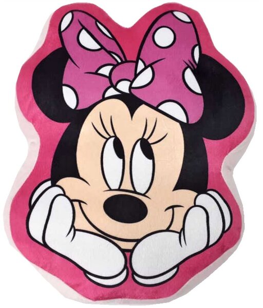 Tvarovaný 3D vankúš s tvárou Minnie Mouse - Disney