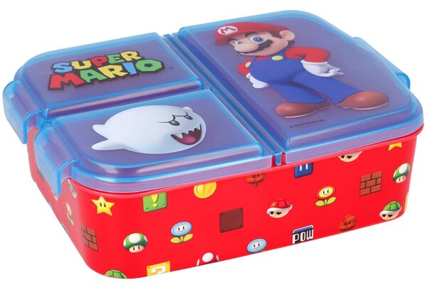 Multibox na desiatu Super Mario s 3 priehradkami