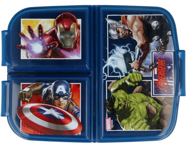 Detský multibox na desiatu Avengers - MARVEL s 3 priehradkami