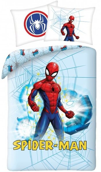 Súprava posteľnej bielizne Spiderman - 100% bavlna - 70 x 90 cm + 140 x 200 cm