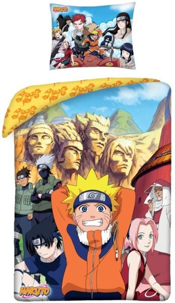 Bavlnené posteľné obliečky Naruto - The Hidden Leaf Village