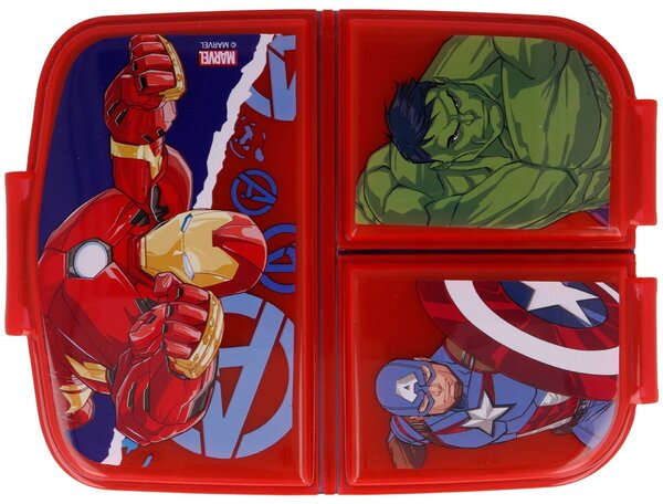 Multibox na desiatu MARVEL - Avengers s 3 priehradkami