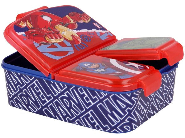Multibox na desiatu MARVEL - Avengers s 3 priehradkami