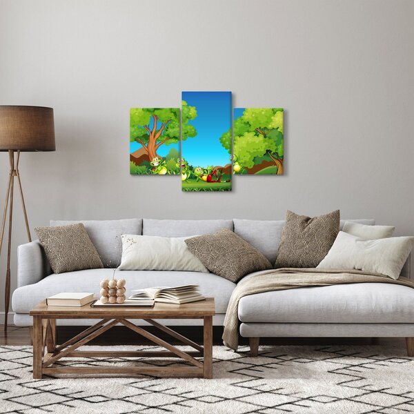 Obraz - Veselí žabiaci (90x60 cm)
