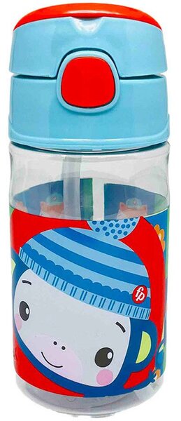 Plastová fľaša na pitie Fisher-Price s opičkou