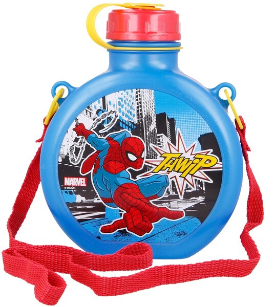 Detská plastová čutora na pitie Spiderman - MARVEL - 670 ml