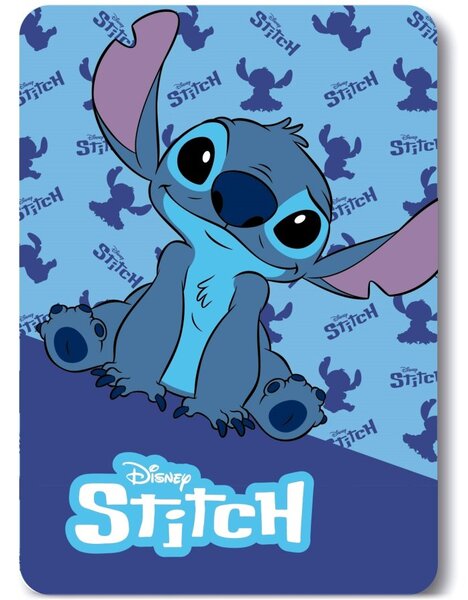 Detská / chlapčenská fleecová deka Lilo & Stitch - 100 x 140 cm