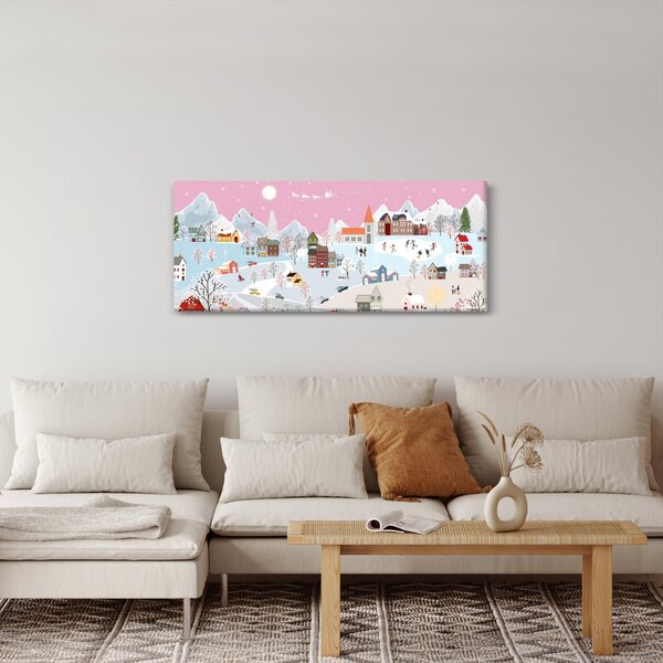 Obraz - Čarovná zima (120x50 cm)