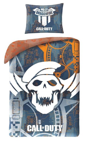 Bavlnené posteľné obliečky Call of Duty - motív Dragonfire - 100% bavlna - 70 x 90 cm + 140 x 200 cm