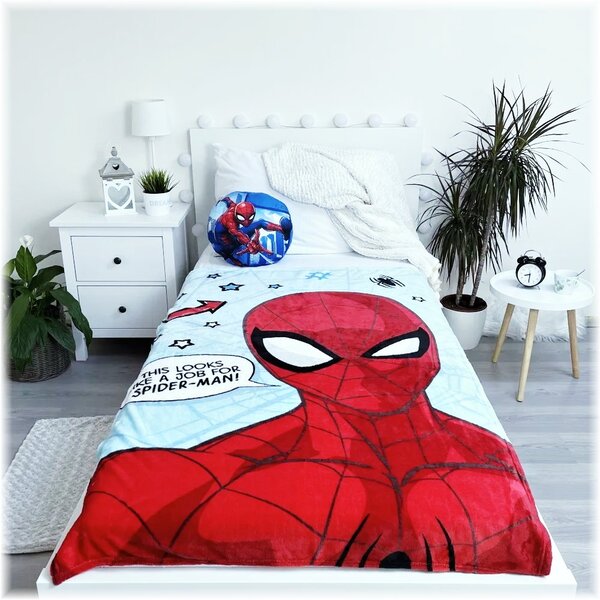 Mikroplyšová deka Spiderman - 100 x 150 cm