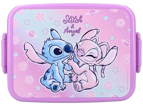Box na desiatu s klipsami Lilo a Stitch