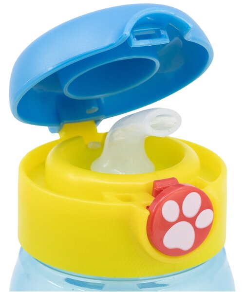 Plastová fľaša na pitie so slamkou a viečkom Tlapková patrola - Paw Patrol - 510 ml