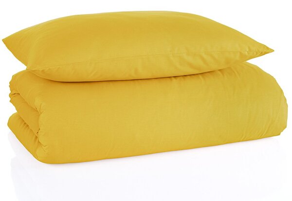 Bavlnené jednofarebné posteľné obliečky BedTex Exclusive Collection - horticové - 100% bavlna - 70 x 90 cm + 140 x 200 cm