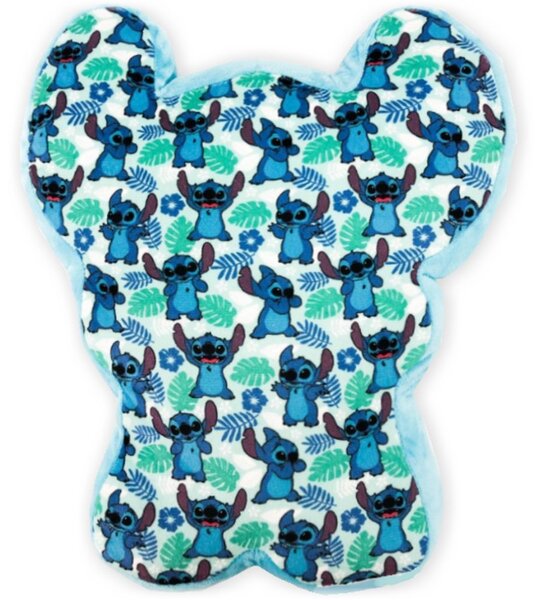 Tvarovaný 3D vankúš Lilo & Stitch - motív Stitch - 25 x 30 cm
