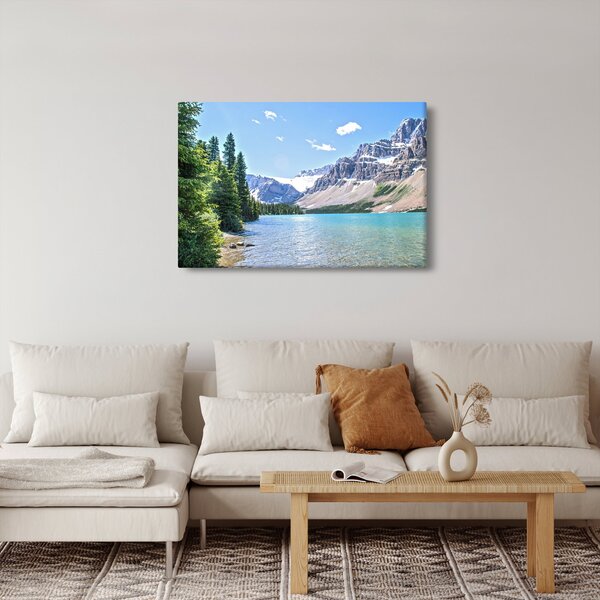 Obraz Alpského jazera (90x60 cm)