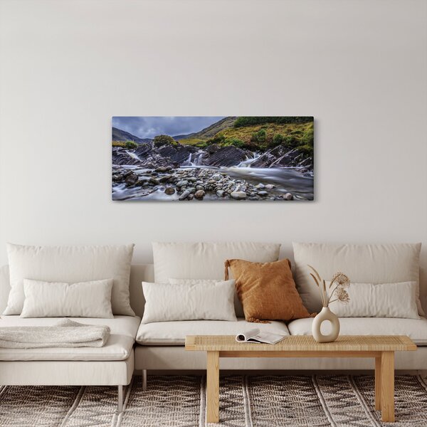 Obraz plynúcej vody (120x50 cm)