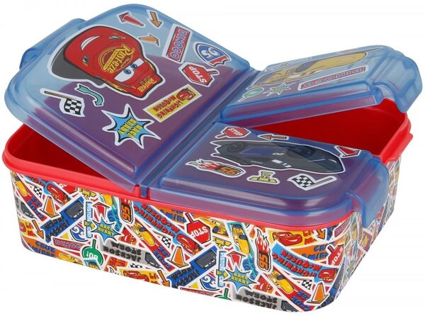 Multibox na desiatu Autá / Cars od Disney s 3 priehradkami