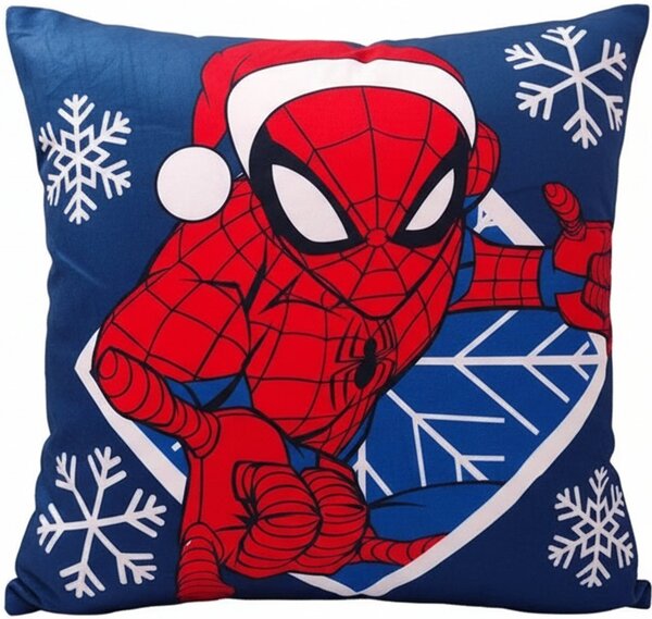 Vianočný vankúš Spiderman - 40 x 40 cm