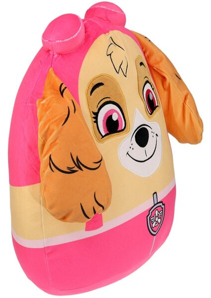 Squish vankúšik Labková patrola - Paw Patrol - motív Skye - 36×32×17 cm