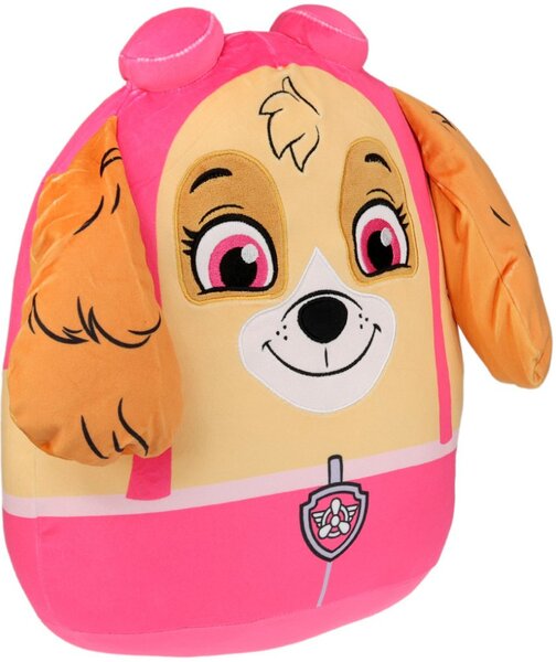 Squish vankúšik Labková patrola - Paw Patrol - motív Skye - 36×32×17 cm