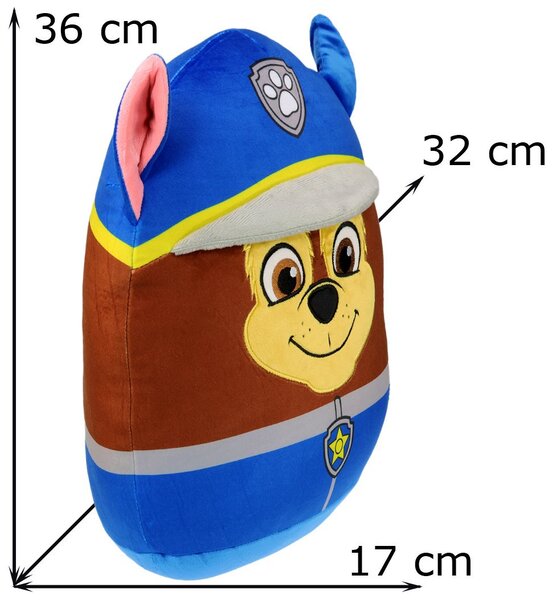Squish vankúšik Labková patrola - Paw Patrol - motív policajt Chase