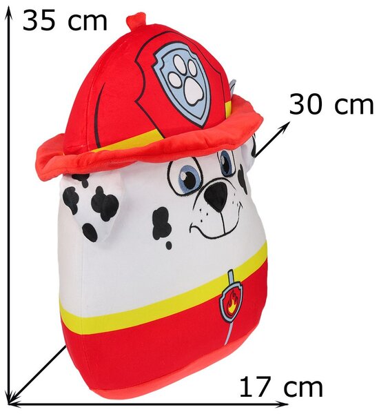 Squish vankúšik Labková patrola - Paw Patrol - motív hasič Marshall
