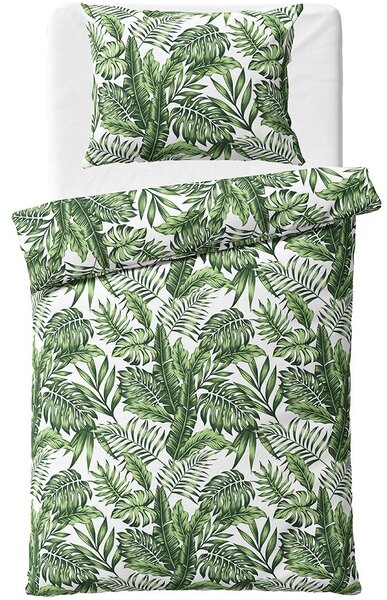 Bavlnené posteľné obliečky Jungle Leaves - 100% bavlna Renforcé - 70 x 90 cm + 140 x 200 cm