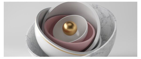 Obraz - Zlatá perla (120x50 cm)