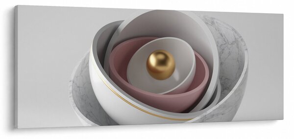 Obraz - Zlatá perla (120x50 cm)