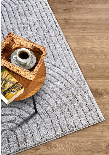 Svetlosivý koberec 120x170 cm Panglao New York Light Grey – Elle Decoration