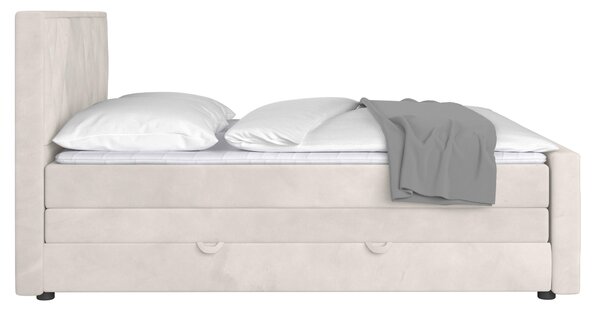 BOXSPRINGOVÁ POSTEĽ, 180/200 cm, biela Livetastic - Online Only spálne, Online Only