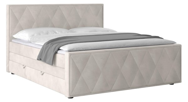 BOXSPRINGOVÁ POSTEĽ, 180/200 cm, biela Livetastic - Online Only spálne, Online Only