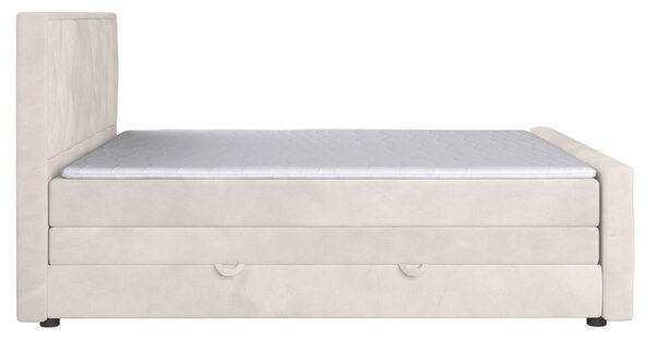 BOXSPRINGOVÁ POSTEĽ, 180/200 cm, biela Livetastic - Online Only spálne, Online Only