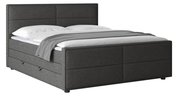 BOXSPRINGOVÁ POSTEĽ, 180/200 cm, antracitová Livetastic - Online Only spálne, Online Only