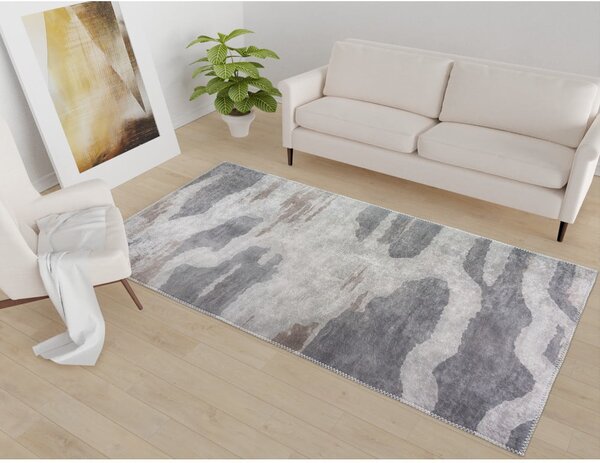 Sivý prateľný koberec 80x150 cm City Clouds – Vitaus
