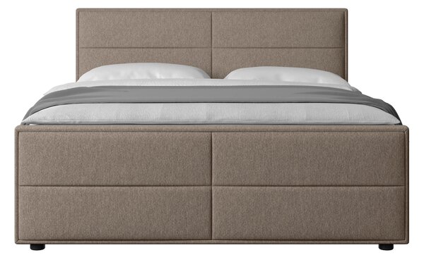 BOXSPRINGOVÁ POSTEĽ, 180/200 cm, béžová MID.YOU - Online Only spálne, Online Only