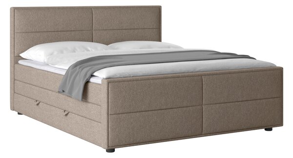 BOXSPRINGOVÁ POSTEĽ, 180/200 cm, béžová MID.YOU - Online Only spálne, Online Only