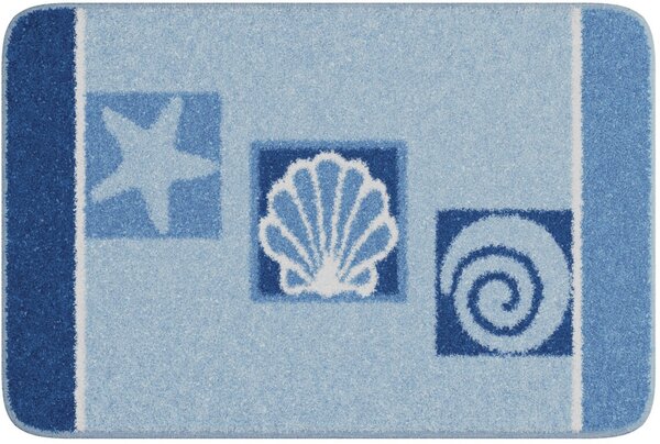 LineaDue AQUATICA - Kúpeľňová predložka modrá Rozmer: 60x90 cm