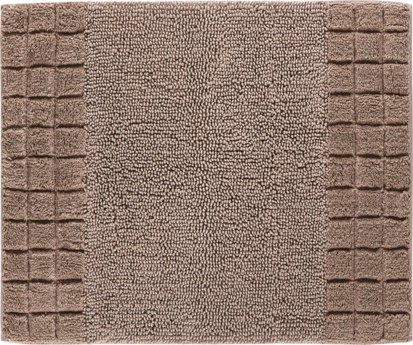GRUND Kúpeľňový koberec CHESS taupe Rozmer: 50x60 cm