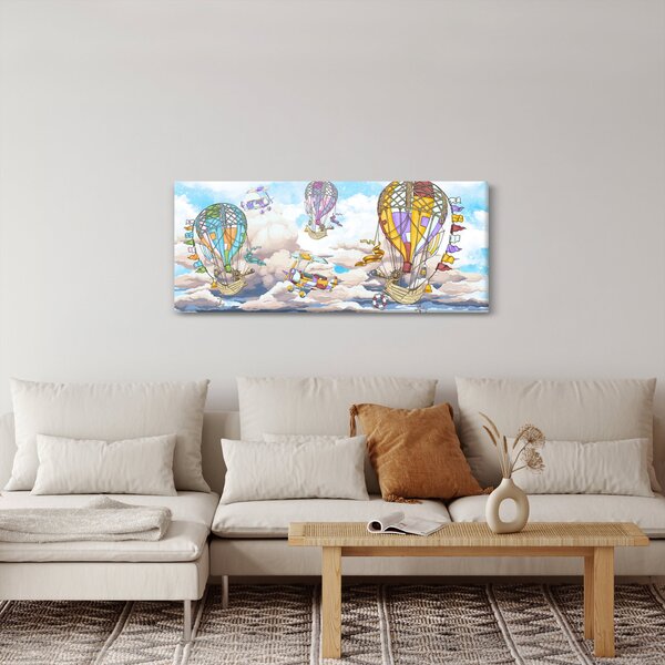 Obraz - Výprava v oblakoch (120x50 cm)