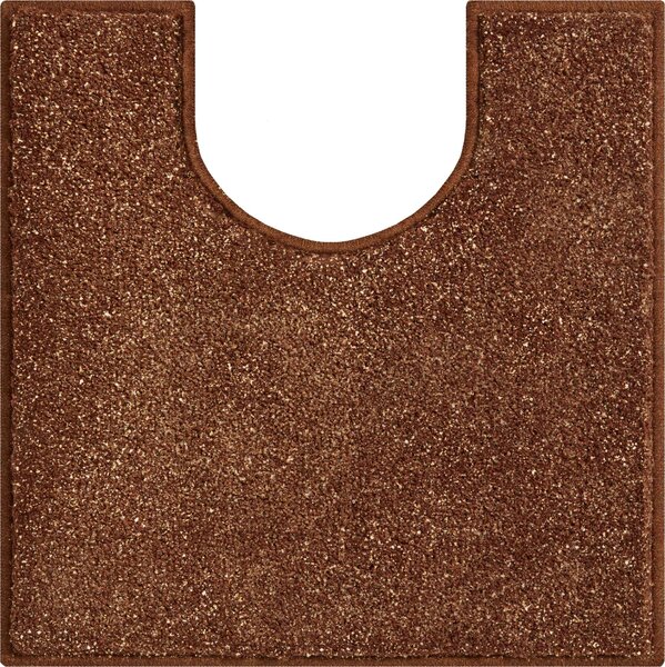 GRUND Kúpeľňový koberec ROMAN SHINE zlatohnedý Rozmer: 50x50 cm s výrezom na toaletu