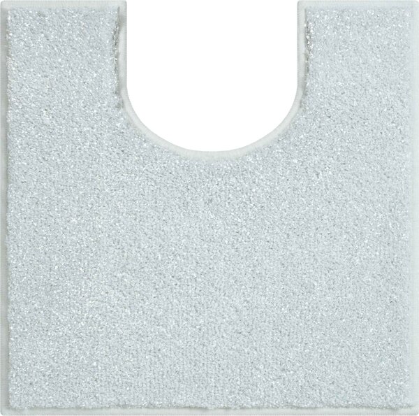 GRUND Kúpeľňový koberec ROMAN SHINE strieborný Rozmer: 50x50 cm s výrezom na toaletu