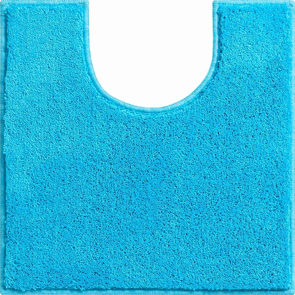 GRUND Kúpeľňový koberec ROMAN bledomodrý Rozmer: 50x50 cm s výrezom na toaletu