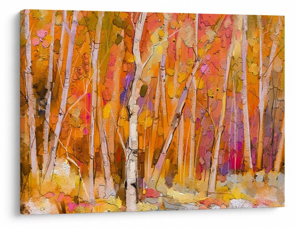 Obraz - Jesenný les (70x50 cm)