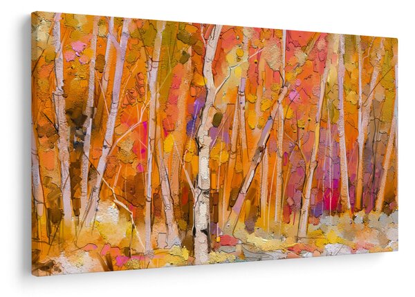 Obraz - Jesenný les (90x60 cm)